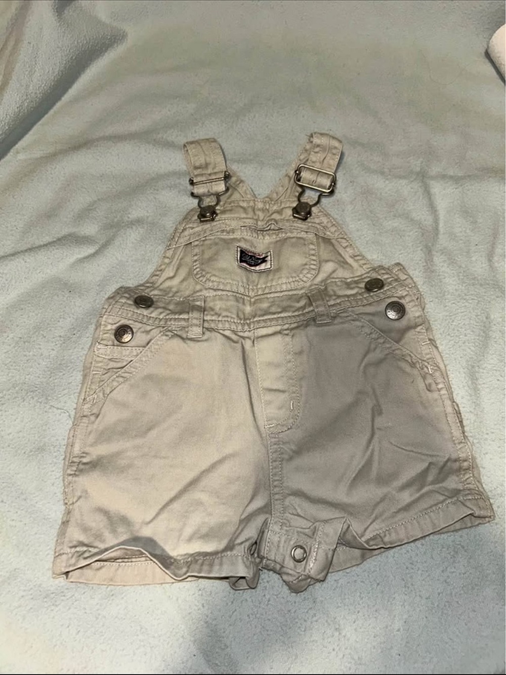 Old Navy Cream Short Overalls for Kids